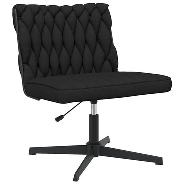 vidaXL Bürostuhl Drehbar Schwarz Stoff