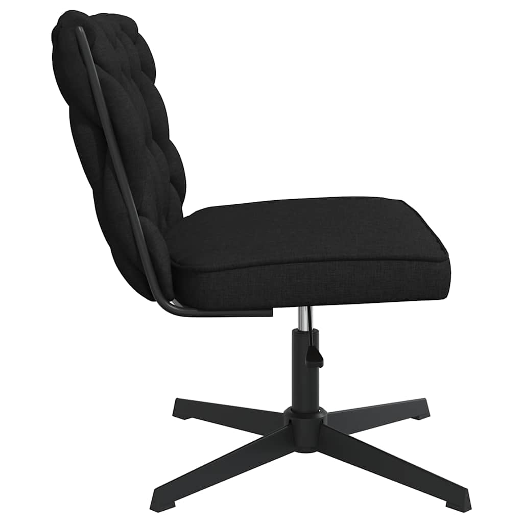 vidaXL Bürostuhl Drehbar Schwarz Stoff
