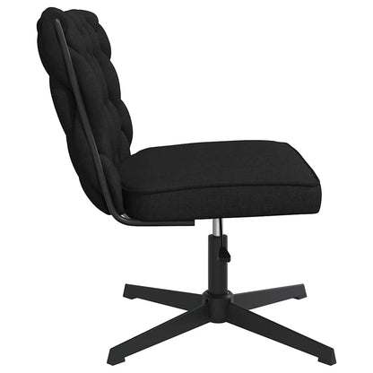 vidaXL Bürostuhl Drehbar Schwarz Stoff