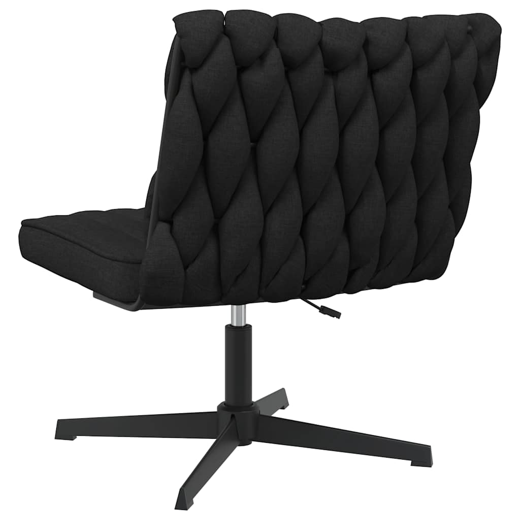 vidaXL Bürostuhl Drehbar Schwarz Stoff