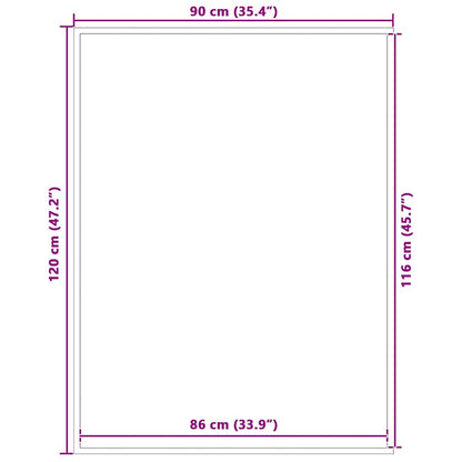 Fußmatte Blau 90x120 cm