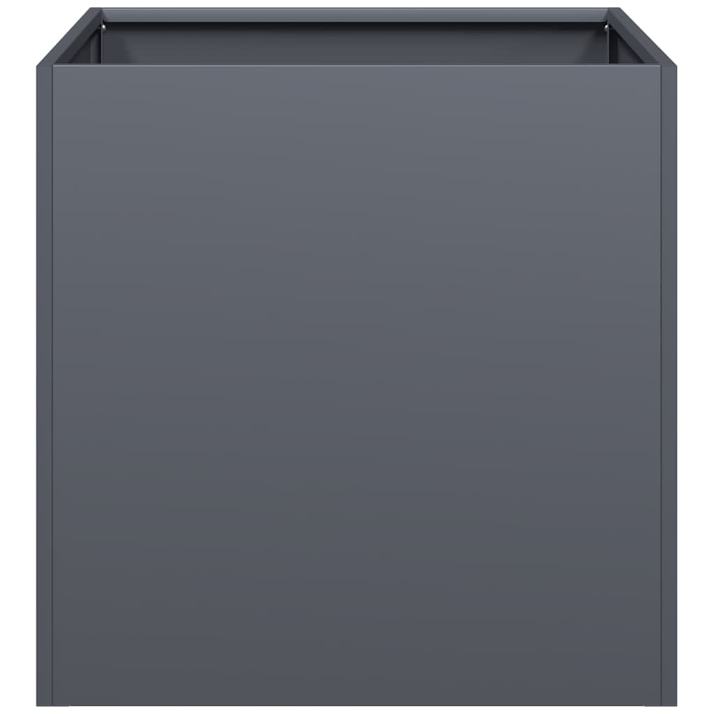 vidaXL Jardinière Anthracite 40x40x40 cm Acier laminé à froid