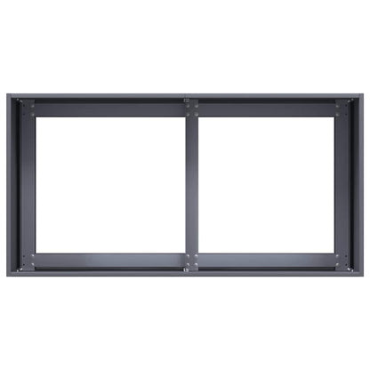 vidaXL Pflanzkübel Anthrazit 80x40x40 cm Kaltgewalzter Stahl