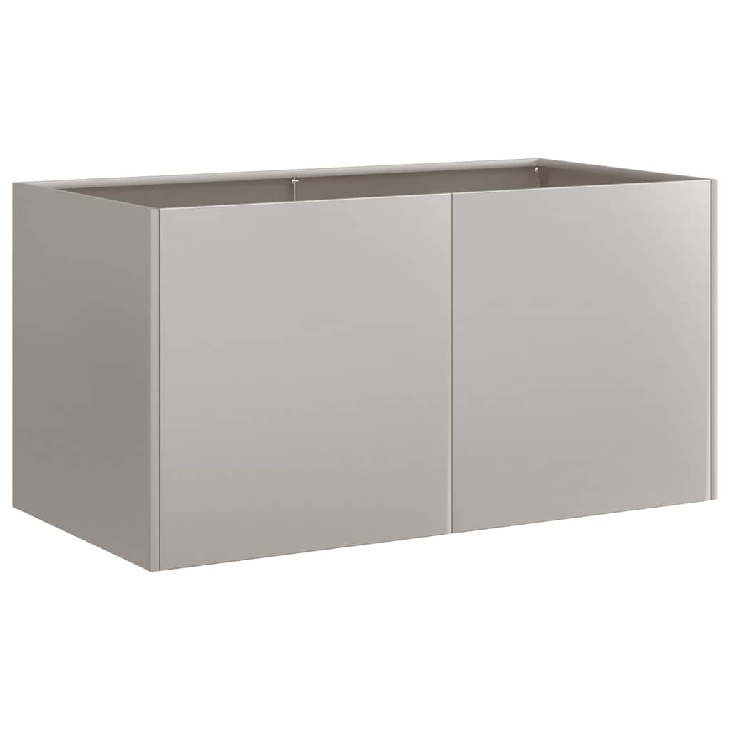 vidaXL Jardinière en acier Corten 80x40x40 cm