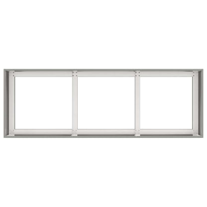 Pflanzkübel 120x40x40 cm Edelstahl