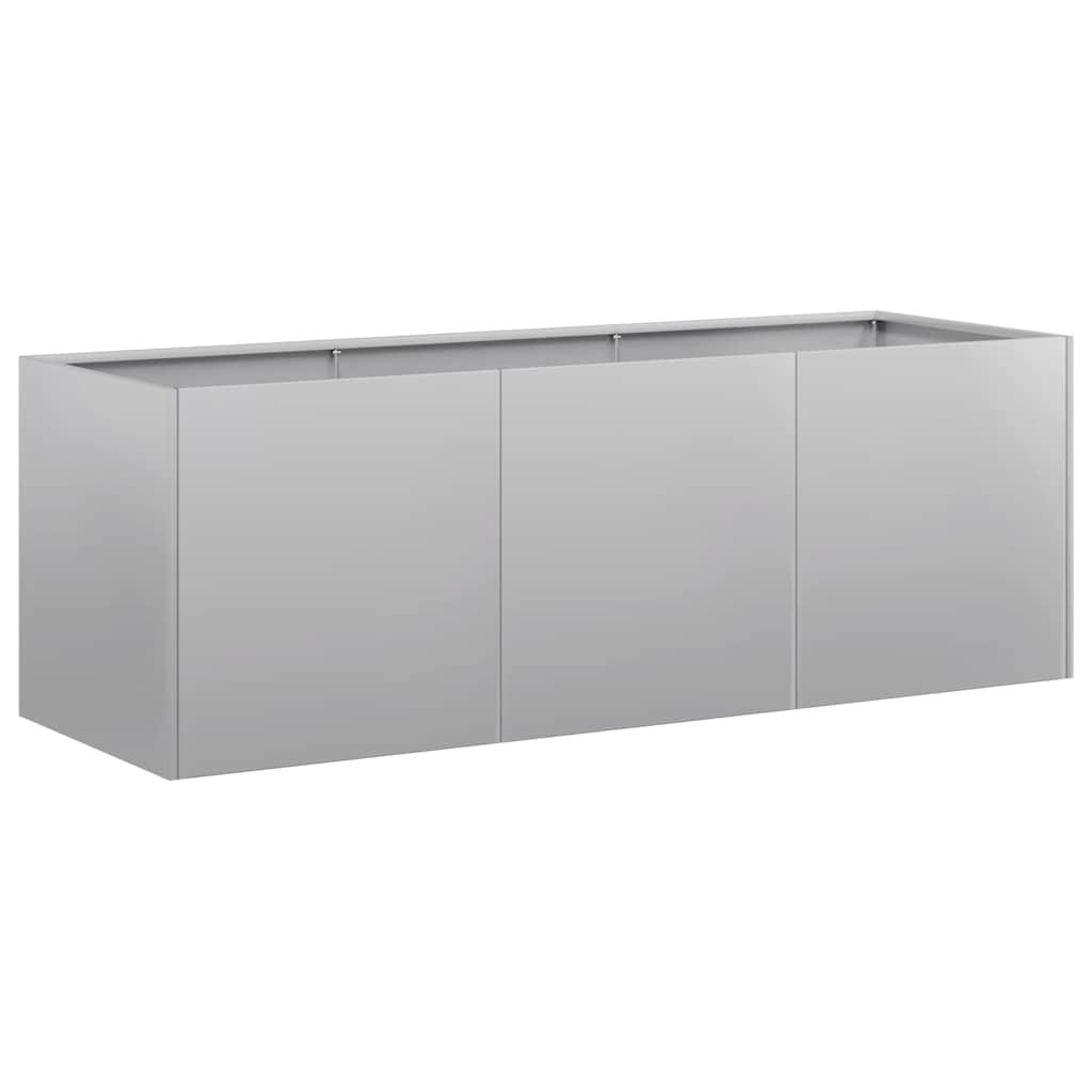 vidaXL Pflanzkübel 120x40x40 cm Verzinkter Stahl