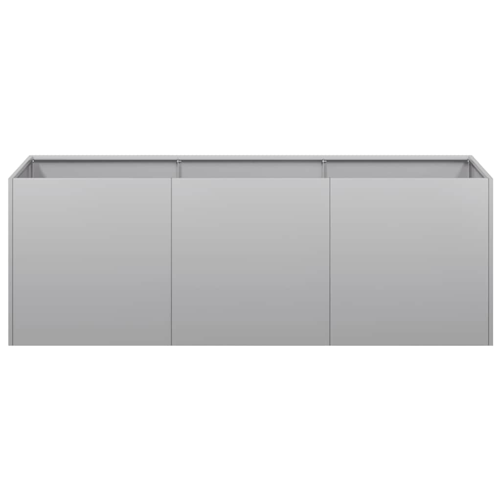 vidaXL Pflanzkübel 120x40x40 cm Verzinkter Stahl
