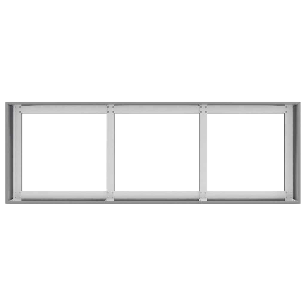 vidaXL Pflanzkübel 120x40x40 cm Verzinkter Stahl