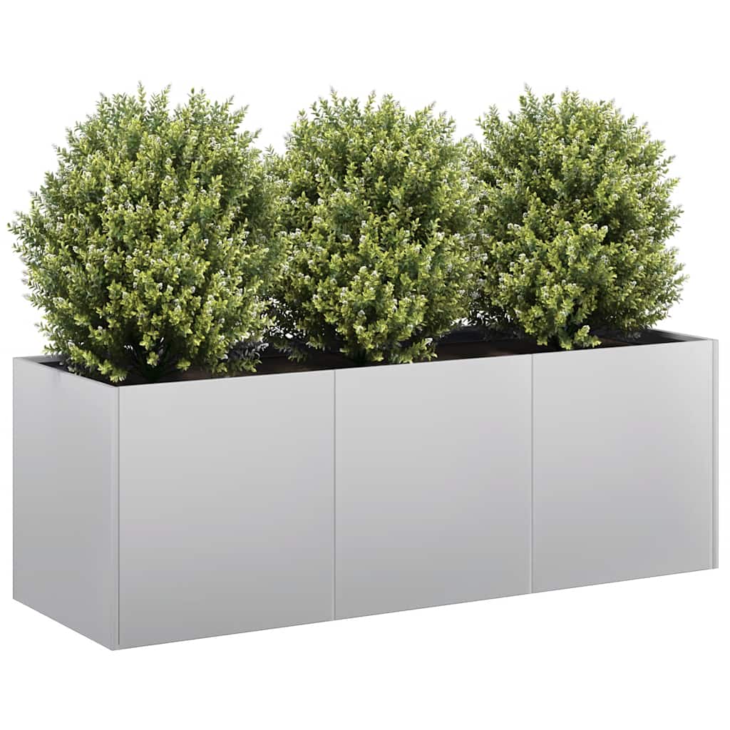 vidaXL Pflanzkübel 120x40x40 cm Verzinkter Stahl