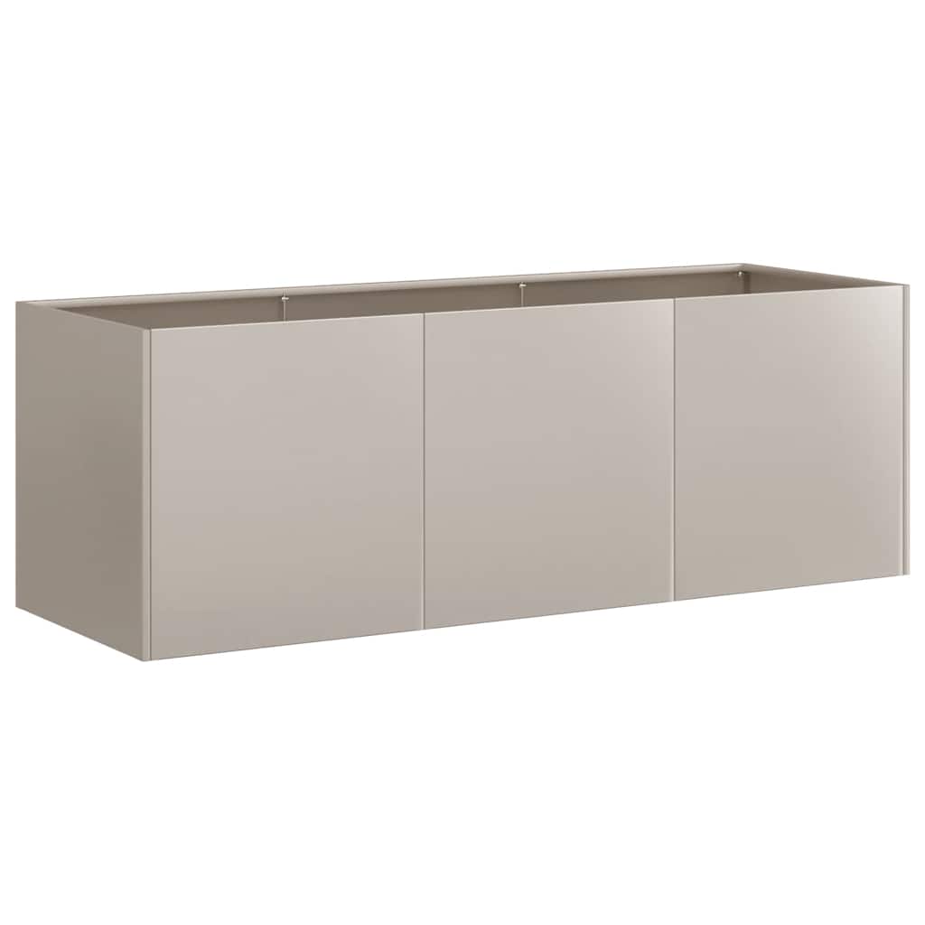 vidaXL Pflanzkübel Rostig 120x40x40 cm Wetterfester Stahl