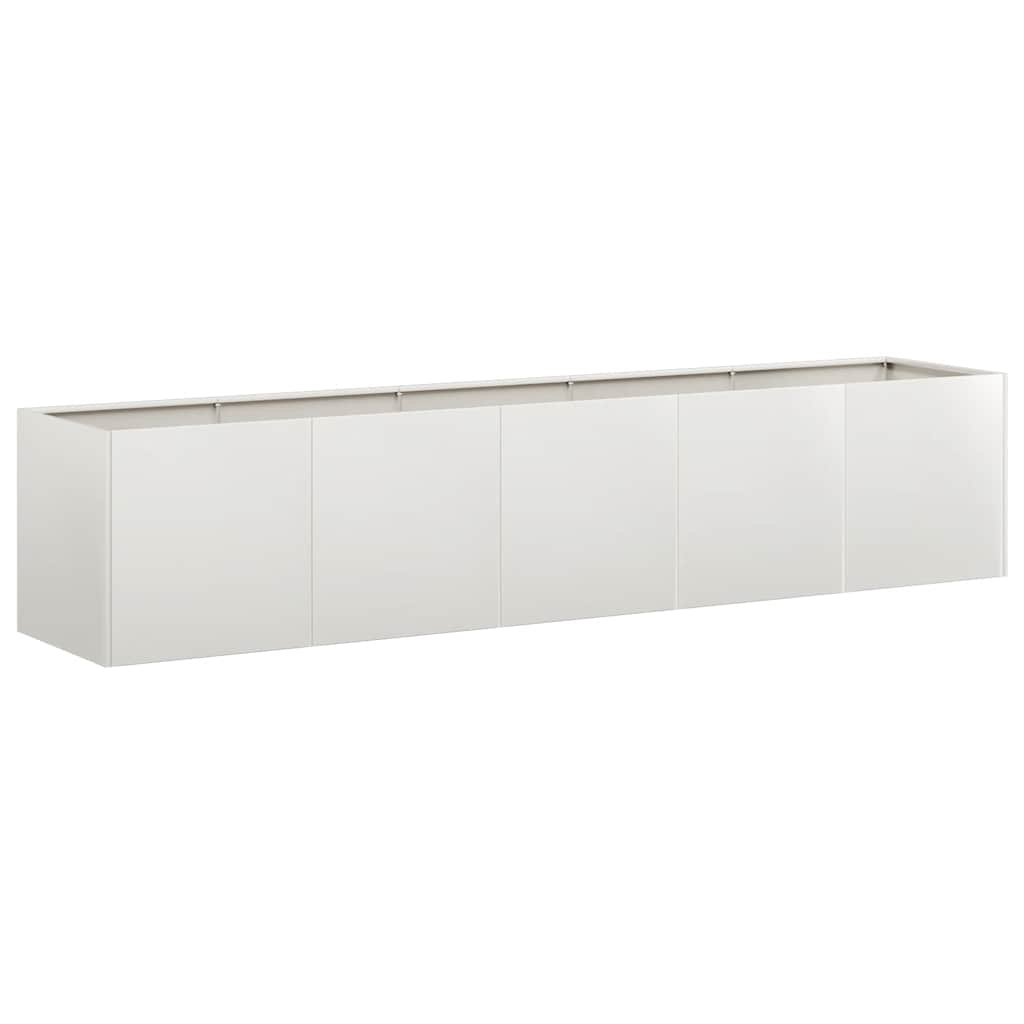 vidaXL Jardinière 200x40x40 cm Acier inoxydable