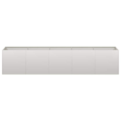 vidaXL Jardinière 200x40x40 cm Acier inoxydable