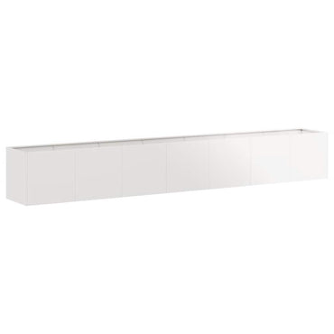 vidaXL Jardinière 280x40x40 cm Acier inoxydable