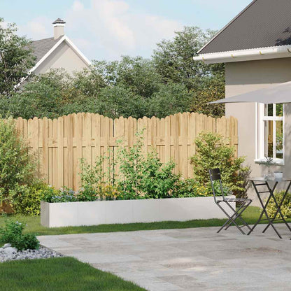 vidaXL Jardinière 280x40x40 cm Acier inoxydable