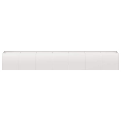 vidaXL Jardinière 280x40x40 cm Acier inoxydable