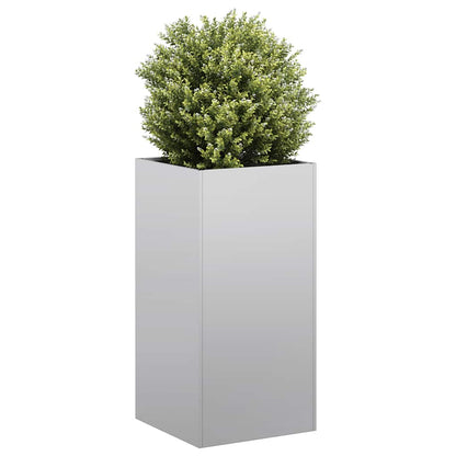 vidaXL Pflanzkübel 40x40x80 cm Verzinkter Stahl