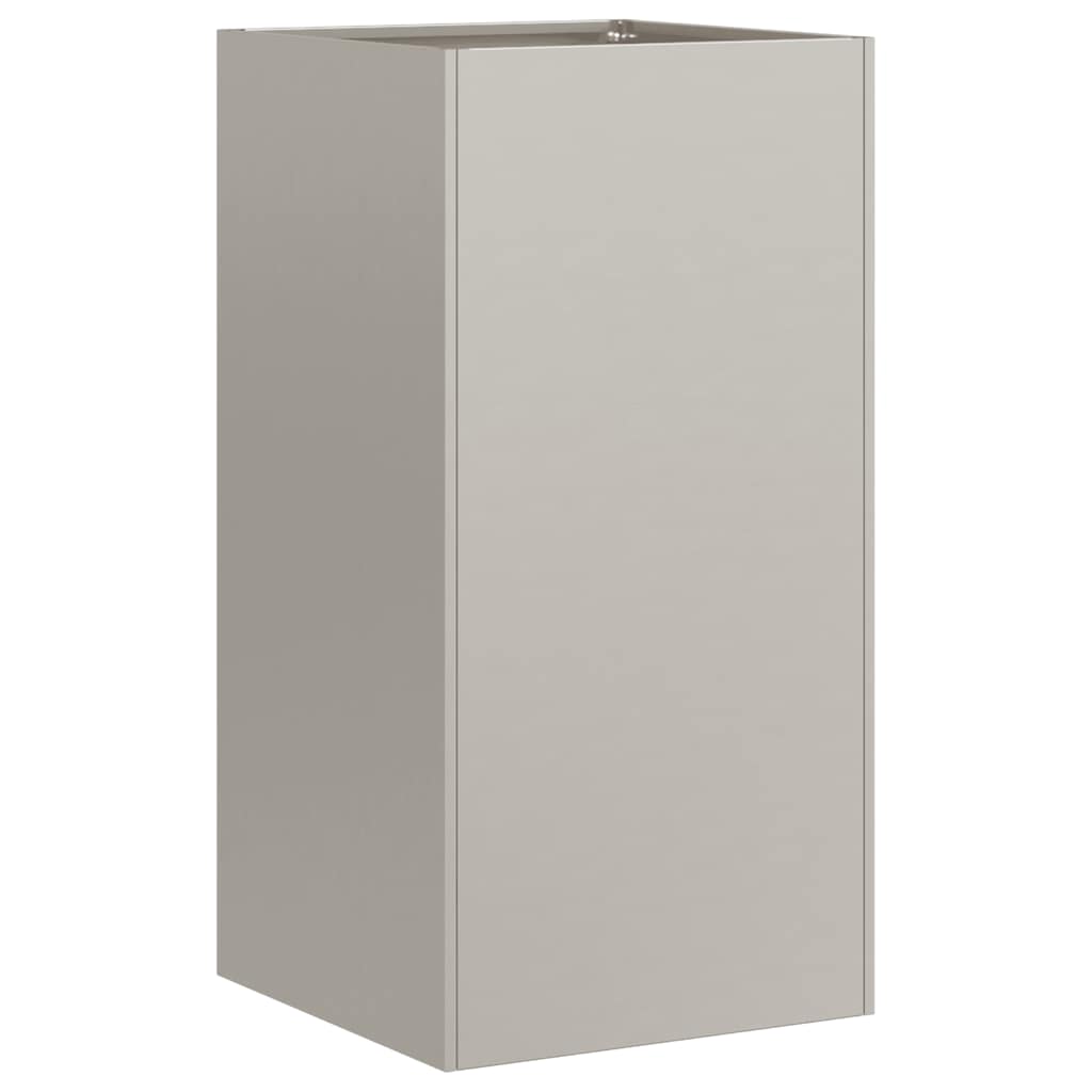 vidaXL Pflanzkübel Rostig 40x40x80 cm Wetterfester Stahl