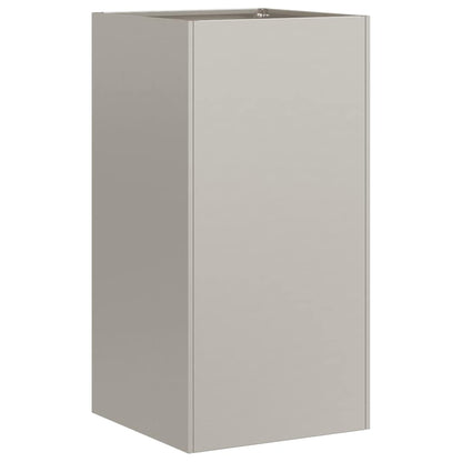 vidaXL Pflanzkübel Rostig 40x40x80 cm Wetterfester Stahl