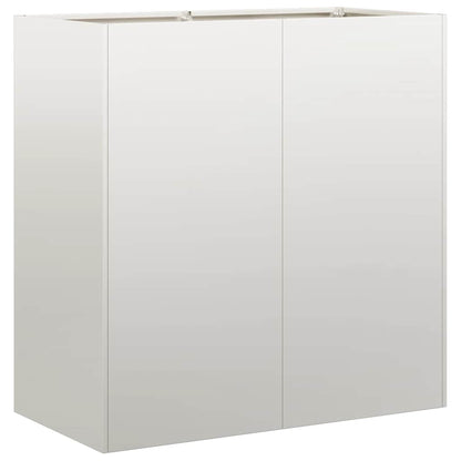 vidaXL Pflanzkübel 80x40x80 cm Edelstahl