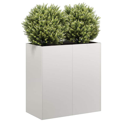vidaXL Pflanzkübel 80x40x80 cm Edelstahl