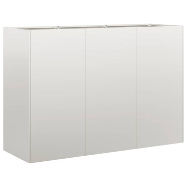 vidaXL Pflanzkübel 120x40x80 cm Edelstahl