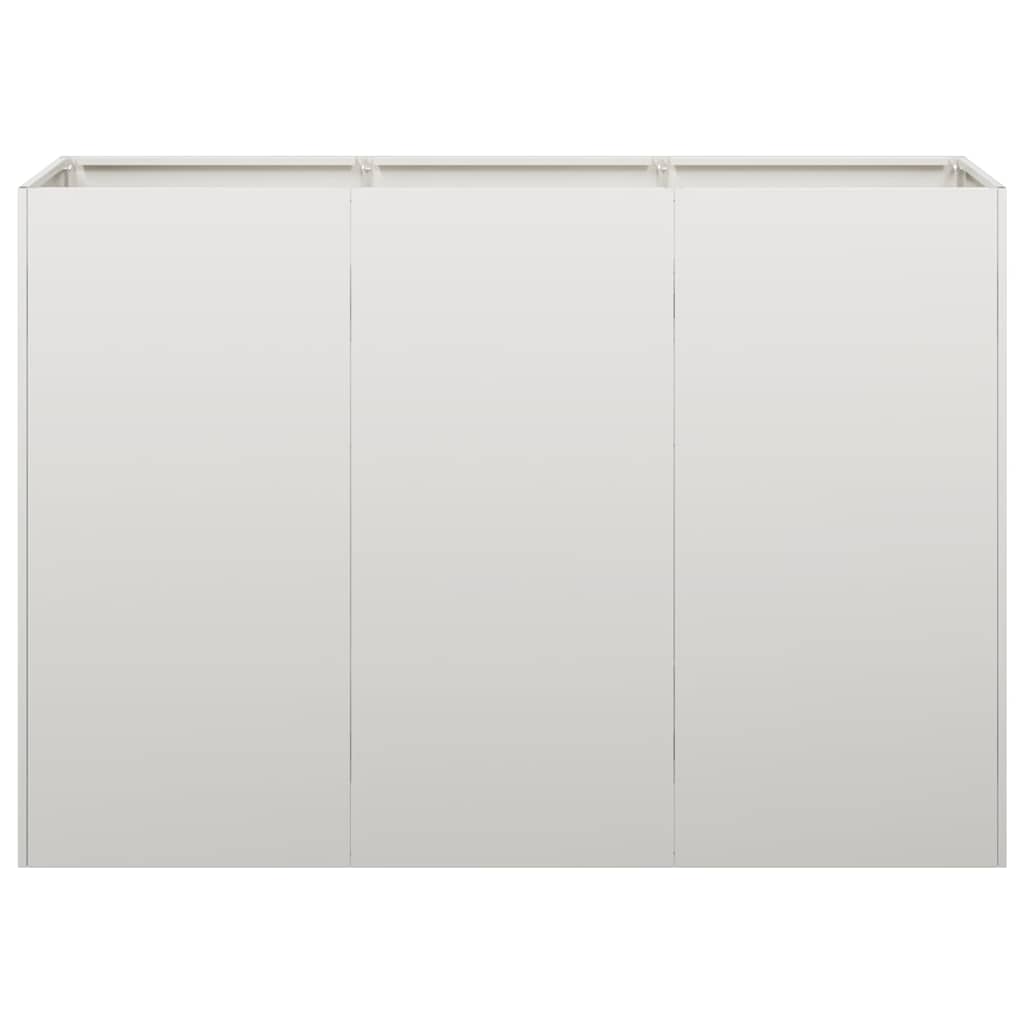 vidaXL Pflanzkübel 120x40x80 cm Edelstahl