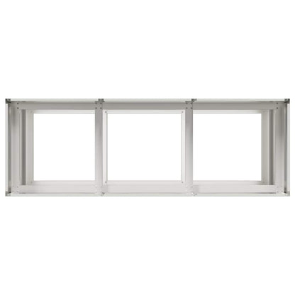 vidaXL Pflanzkübel 120x40x80 cm Edelstahl
