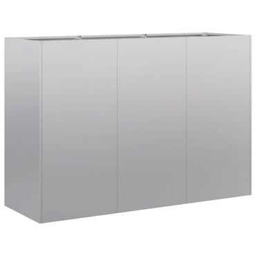 vidaXL Jardinière 120x40x80 cm Acier galvanisé