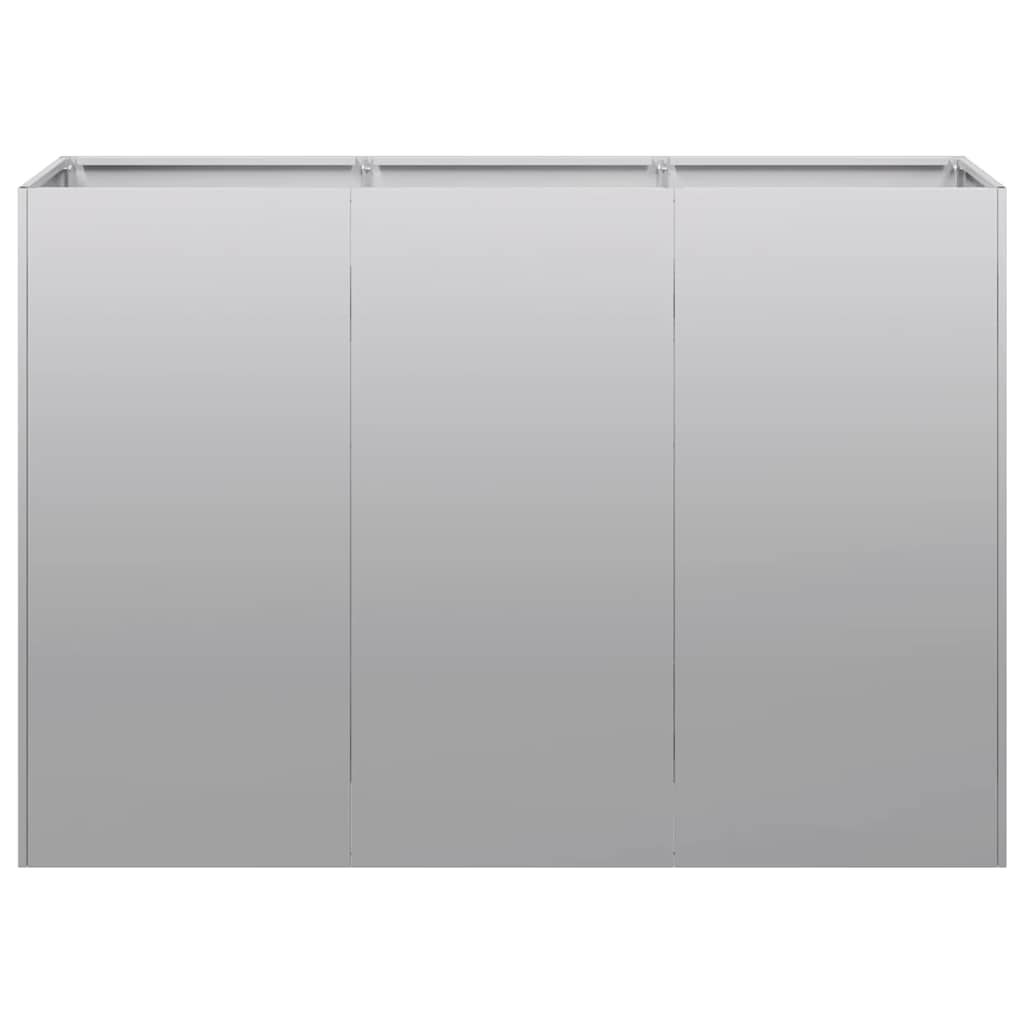 vidaXL Jardinière 120x40x80 cm Acier galvanisé