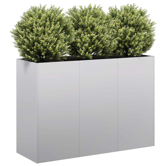 vidaXL Jardinière 120x40x80 cm Acier galvanisé