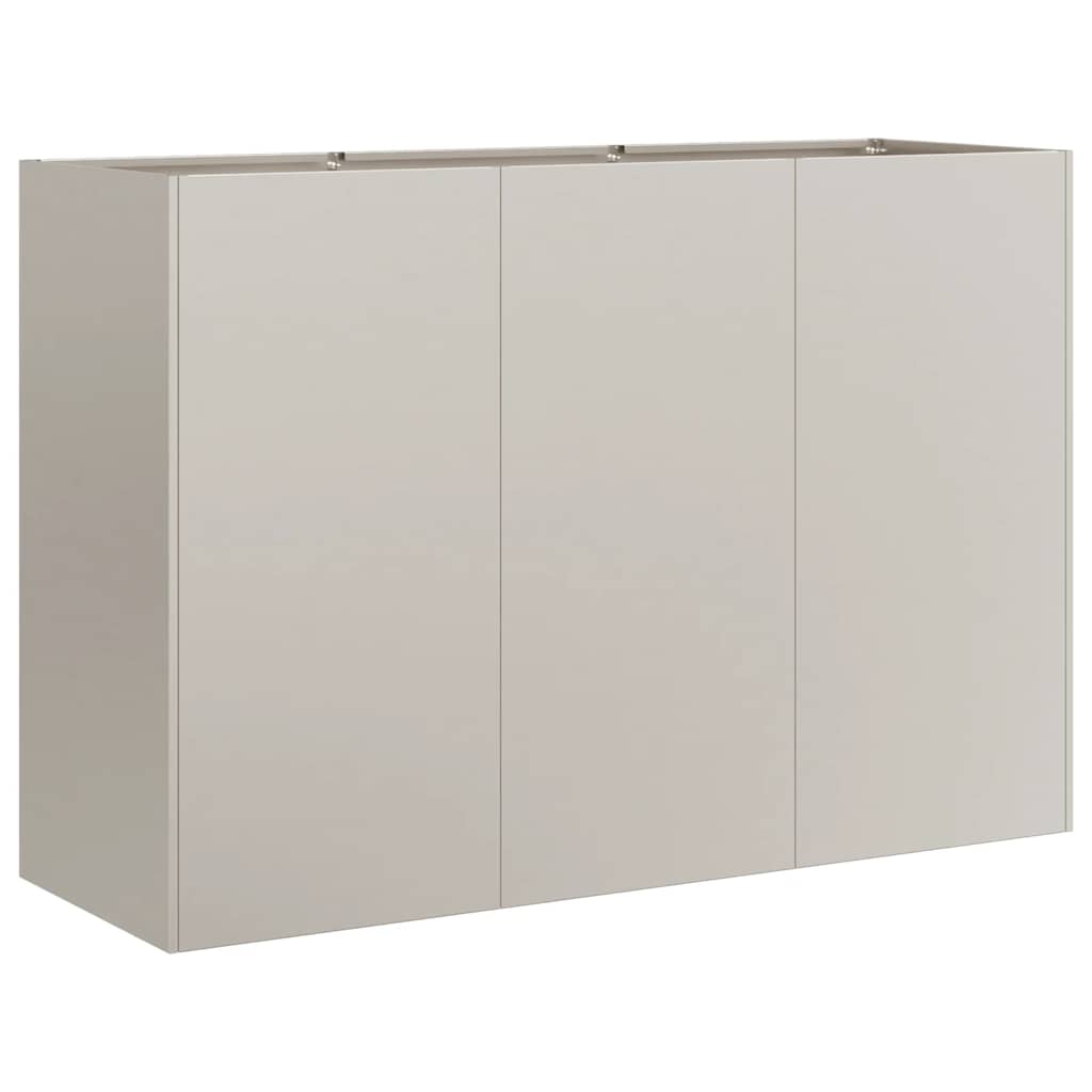 vidaXL Pflanzkübel Rostig 120x40x80 cm Wetterfester Stahl