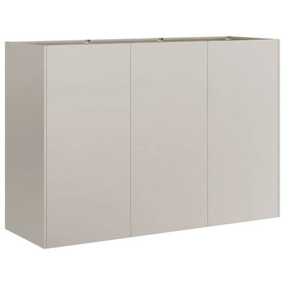 vidaXL Pflanzkübel Rostig 120x40x80 cm Wetterfester Stahl