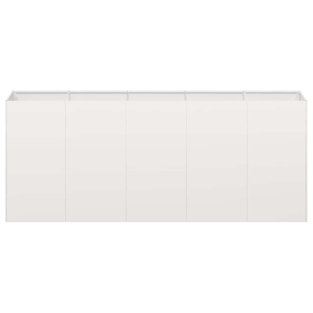vidaXL Pflanzkübel 200x40x80 cm Edelstahl