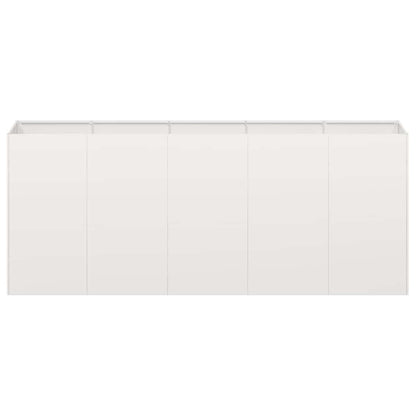 vidaXL Pflanzkübel 200x40x80 cm Edelstahl