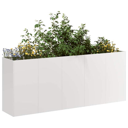 vidaXL Pflanzkübel 200x40x80 cm Edelstahl