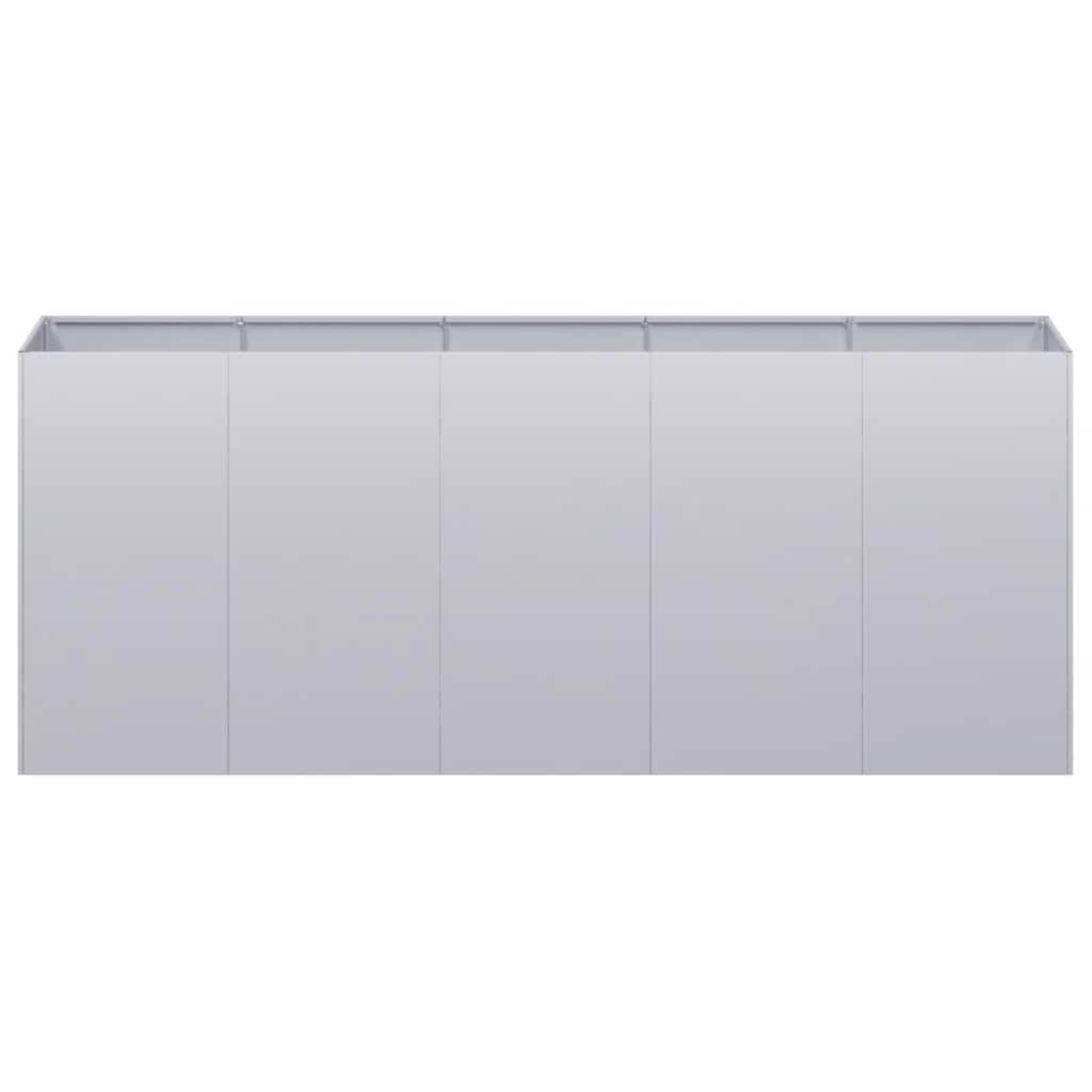 vidaXL Pflanzkübel 200x40x80 cm Verzinkter Stahl