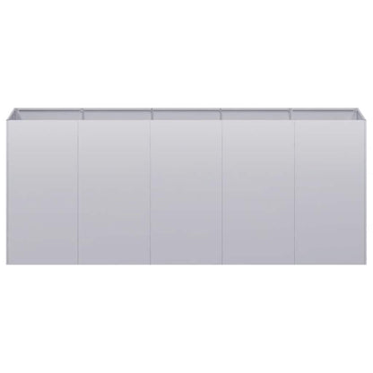 vidaXL Pflanzkübel 200x40x80 cm Verzinkter Stahl