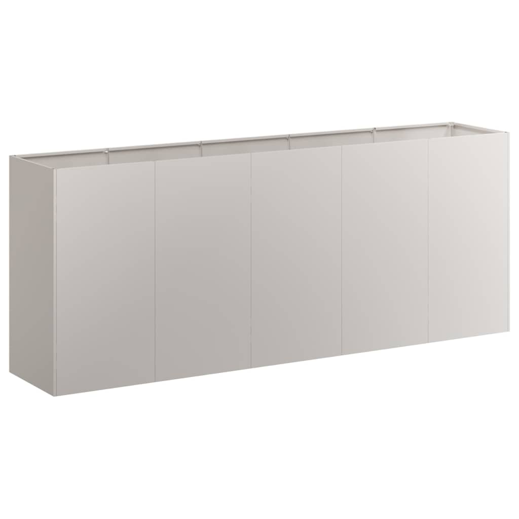 vidaXL Pflanzkübel Rostig 200x40x80 cm Wetterfester Stahl