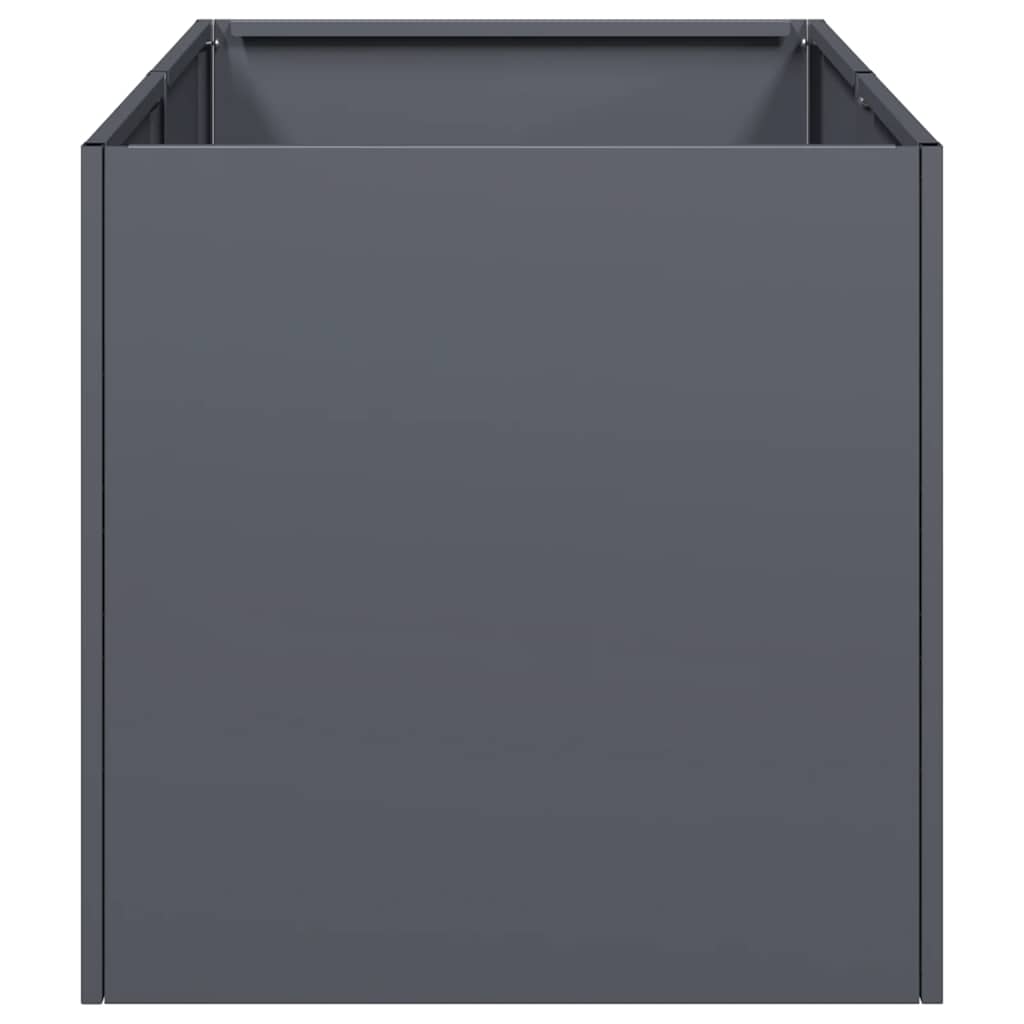 vidaXL Pflanzkübel Anthrazit 40x80x40 cm Kaltgewalzter Stahl