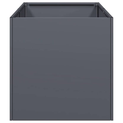 vidaXL Pflanzkübel Anthrazit 40x80x40 cm Kaltgewalzter Stahl