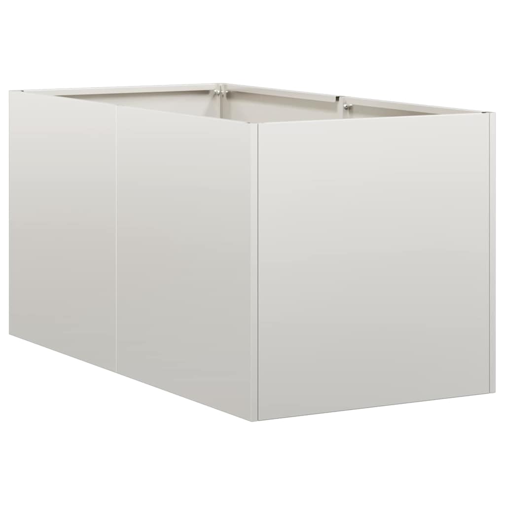 vidaXL Pflanzgefäß 40x80x40 cm Edelstahl