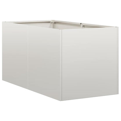 vidaXL Pflanzgefäß 40x80x40 cm Edelstahl