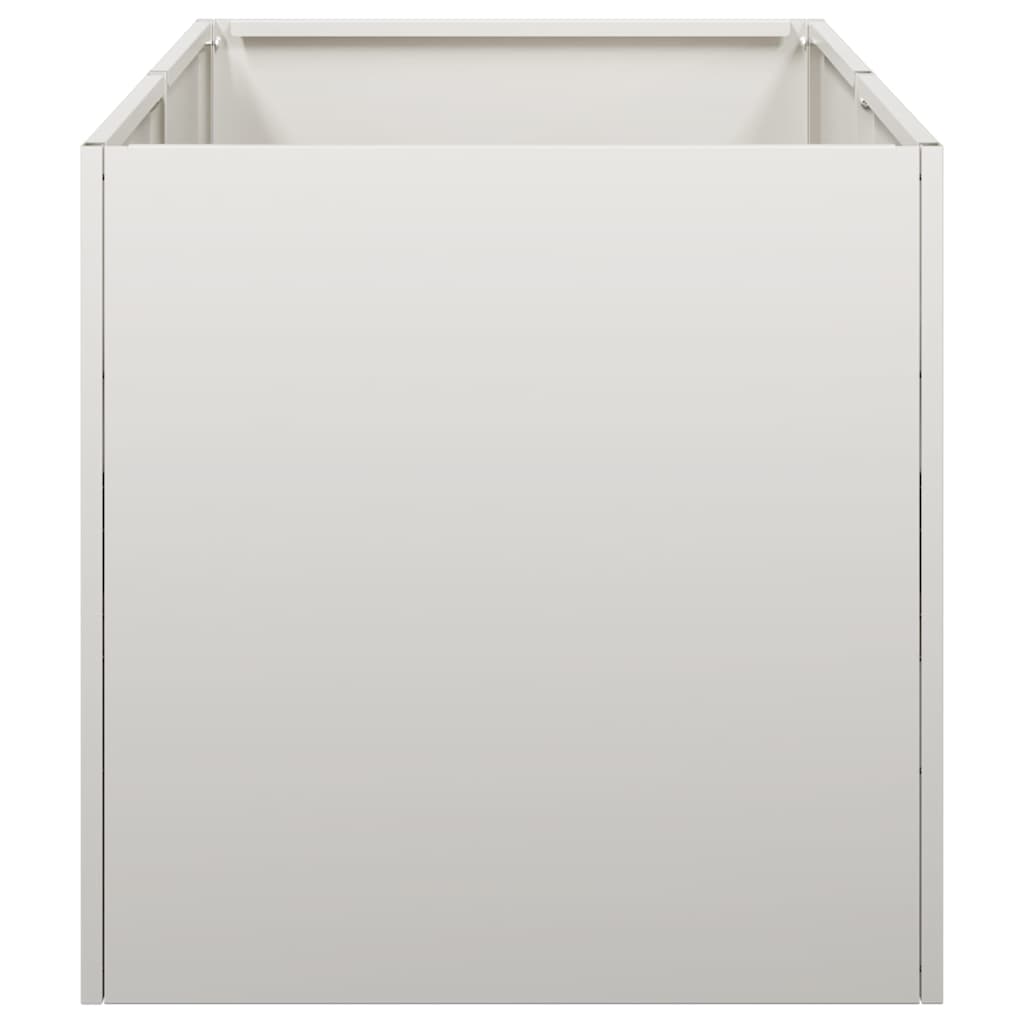 vidaXL Pflanzgefäß 40x80x40 cm Edelstahl