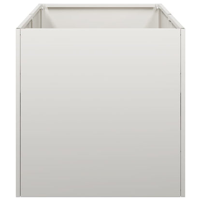 vidaXL Pflanzgefäß 40x80x40 cm Edelstahl