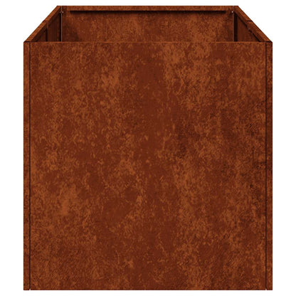 Pflanzkübel Rostig 40x80x40 cm Wetterfester Stahl