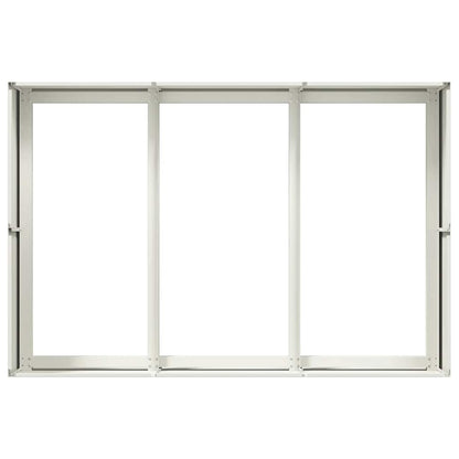 vidaXL Jardinière blanche 120x80x40 cm acier