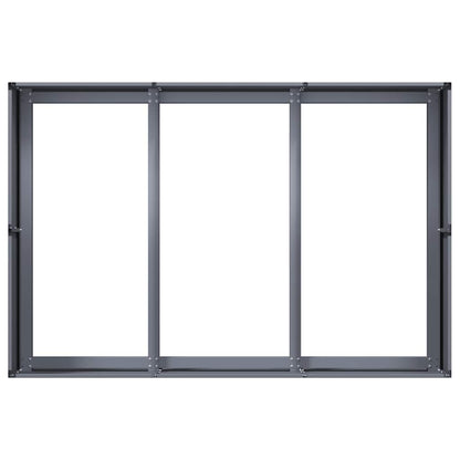 vidaXL Pflanzkübel Anthrazit 120x80x40 cm Stahl