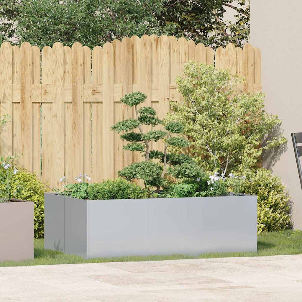 Pflanzkübel 120x80x40 cm Verzinkter Stahl