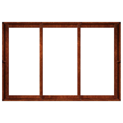 vidaXL Pflanzkübel Rostig 120x80x40 cm Wetterfester Stahl