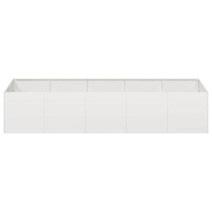 vidaXL Pflanzkübel 200x80x40 cm Edelstahl